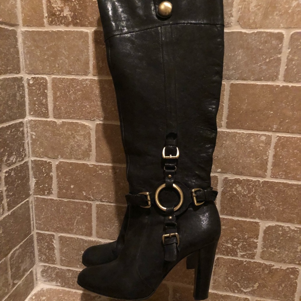 Charles David just below knee high boots